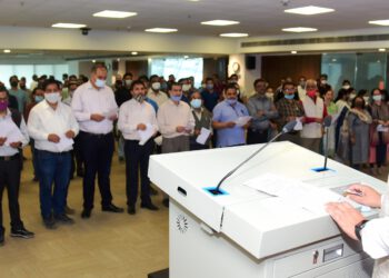 एसजेवीएन कार्यालयों में सद्भावना दिवस के अवसर पर एकता की शपथ