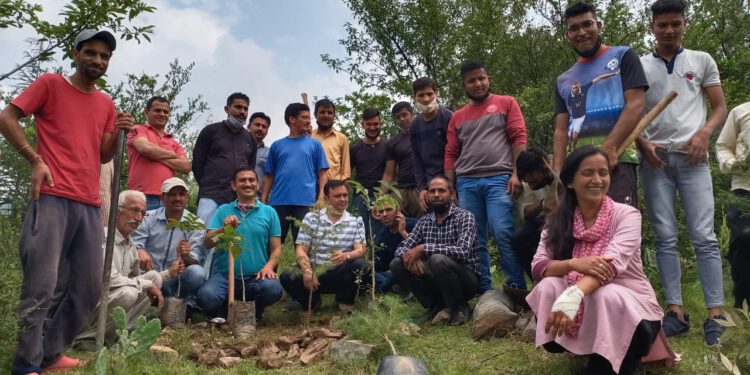 उमंग फाउंडेशन व वेलकम होटल  का पौधरोपण