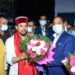 मुख्यमंत्री ने केन्द्रीय मंत्री अनुराग सिंह ठाकुर का गर्मजोशी से स्वागत किया