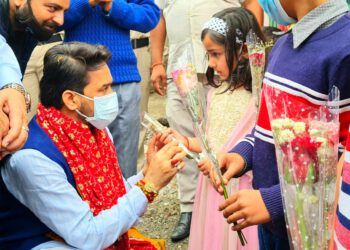 नरेंद्र मोदी हिमाचल को मानते है अपना दूसरा घर : अनुराग : घन्नाहट्टी में  अनुराग ठाकुर का भव्य स्वागत