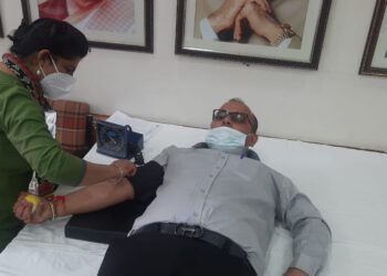 राठौर के जन्मदिन पर रक्तदान शिविर आयोजित