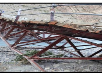 लाहौल स्पीति में फिर भूस्खलन :  पुल क्षतिग्रस्त, एनएच-3 भी हुआ अवरुद्ध