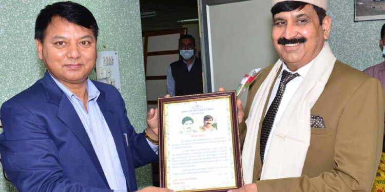 सूचना एवं जन सम्पर्क विभाग से वेद प्रकाश सेवानिवृत्त