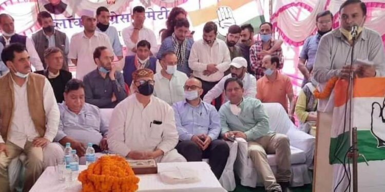 प्रदेश के विकास में वीरभद्र सिंह का एक विशेष और अहम योगदान : संजय दत्त…… उप चुनाव पार्टी के लिए प्रतिष्ठा का सवाल