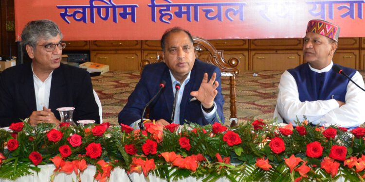 2 अक्तूबर से आरंभ होगी स्वर्णिम हिमाचल रथ यात्राः जय राम ठाकुर