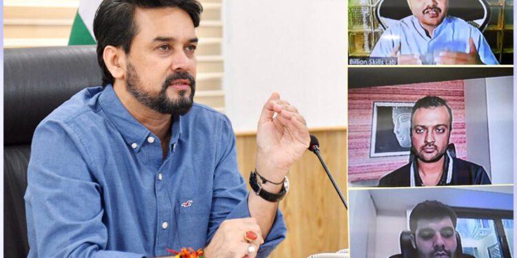 कौशल विकास 21 वीं सदी की बड़ी माँग, मिलकर करेंगे इस क्षेत्र में काम: अनुराग ठाकुर