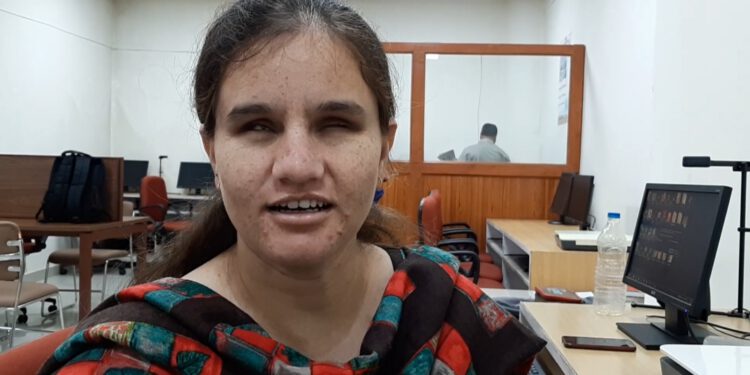 दृष्टिबाधित मुस्कान ने प्रदेश का गौरव बढ़ाया, फिर बनीं चुनाव आयोग की यूथ आइकॉन