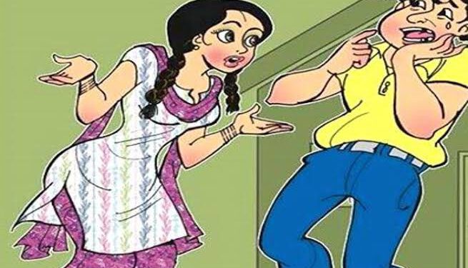 पति को महंगा पड़ा पत्नी को चैटिंग से रोकना, तोड़े तीन दांत