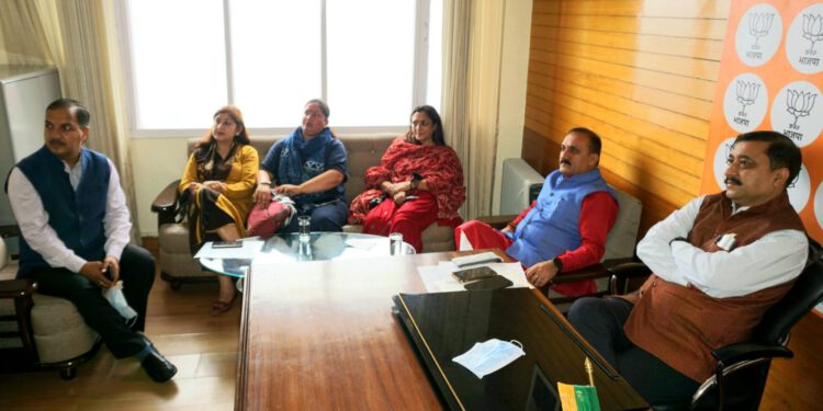 भाजपा प्रदेश अध्यक्ष सुरेश कश्यप ने सुनी मन की बात