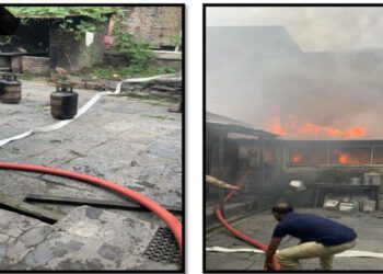 कुल्लू के अन्नपूर्णा होटल में लगी आग, लाखों का नुकसान