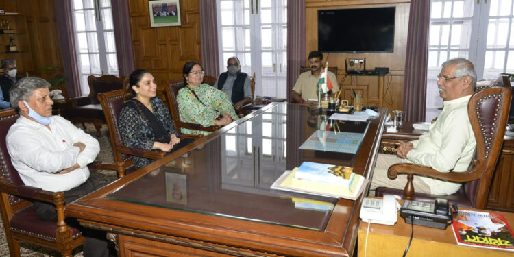 विशेष प्रतिनिधि ने राज्यपाल से भेंट की