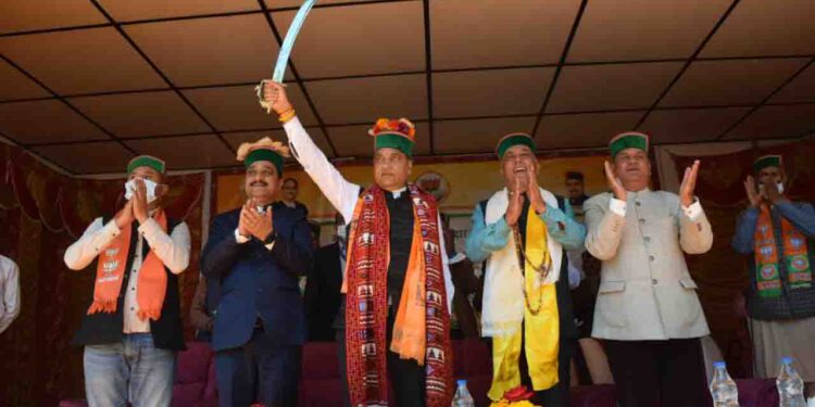 खुशाल ठाकुर को जिताने का मतलब है नरेंद्र मोदी को मजबूत करना: जयराम ठाकुर