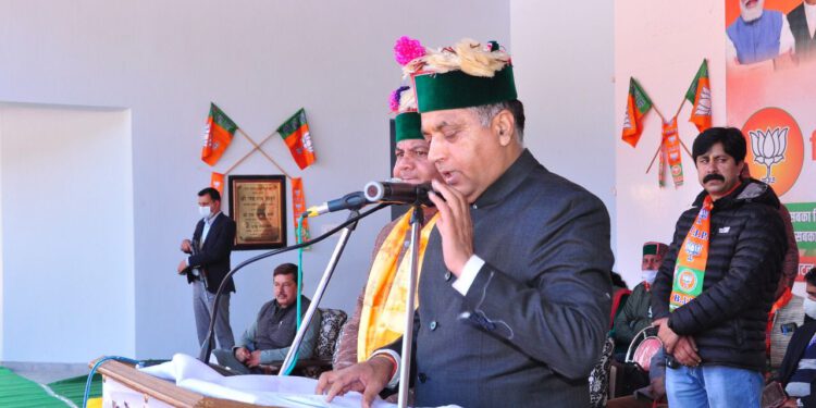 किन्नौर में उमड़ी भीड़ देख बोले सीएम, यहां से बाजी एकतरफा होगी