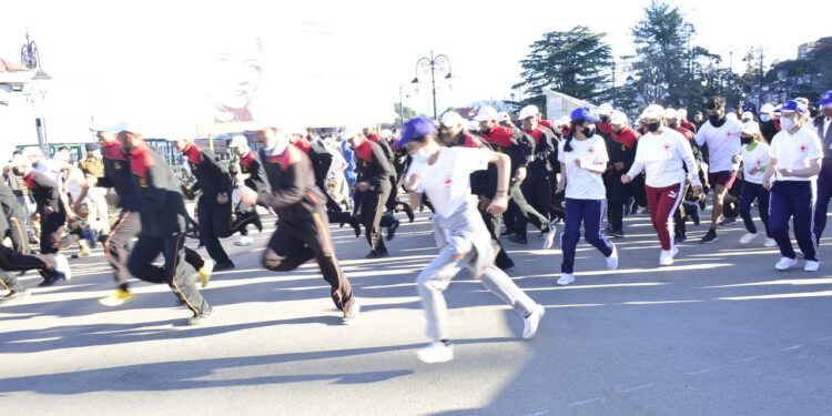 राज्यपाल ने दिखाई ‘रन फॉर यूनिटी़’ को हरी झण्डी