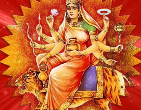 नवरात्रि के तीसरे दिन आज की जाएगी मां के चंद्रघंटा स्वरूप की पूजा, जाने पूजा की विधि, मंत्र व महत्व………