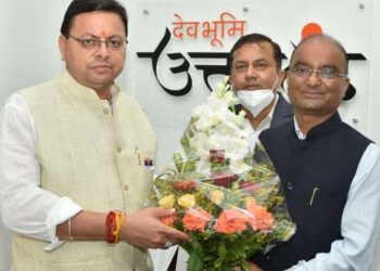 अध्यक्ष एवं प्रबंध निदेशक एसजेवीएन नन्द लाल शर्मा ने किया उत्तराखंड में और जलविद्युत परियोजनाएं आबंटित करने के लिए अनुरोध