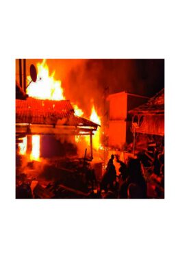 मलाणा के धारावेहड गांव में अग्निकांड, करीब 15 घर राख, एक घायल…..