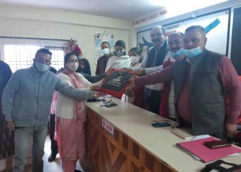 राज्य ज्ञान विज्ञान केन्द्र ने ग्राम पंचायत मल्याणा में आज वितरित की कोविन दोस्त हैल्थ किट