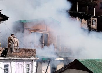 सँजोली में लगी आग ,मचा हड़कंप, बड़ा हादसा टला