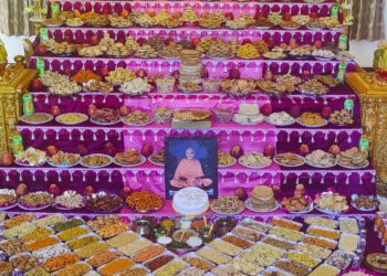 स्वामिनारायण अक्षरधाम मंदिर न्यू शिमला में हर्षोल्लास से मनाया अन्नकूट उत्सव