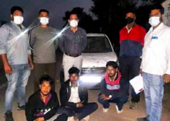 एक कार से 9.90 ग्राम चिट्टा बरामद, तीन गिरफ्तार