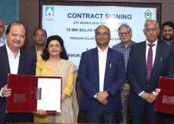 एसजेवीएन द्वारा 75 मेगावाट परासन सोलर पावर प्रोजेक्ट के लिए अनुबंध हस्ताक्षरित