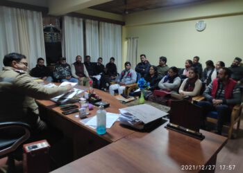 पुलिस पब्लिक पार्टिसिपेशन के तहत  विशेष बैठक आयोजित,  नशेड़ियों व असामाजिक तत्वों पर अंकुश लगाने को लेकर लिए कई अहम निर्णय