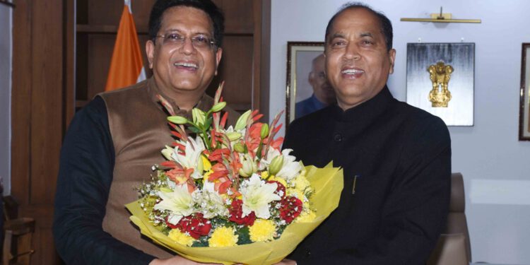 मुख्यमंत्री ने केंद्रीय वाणिज्य मंत्री से भेंट की