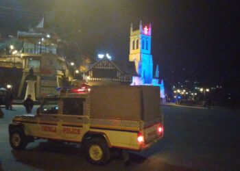 नए साल के जश्न के बीच रिज मैदान शिमला को अचानक करवाया गया खाली, सुरक्षा कारणों से करवाया खाली……