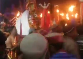 चतुर्मुख देवता मैलन (कोटगढ़) के प्रांगण में बूढ़ी दिवाली सेलिब्रेशन….