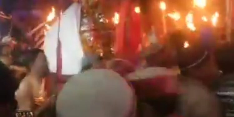 चतुर्मुख देवता मैलन (कोटगढ़) के प्रांगण में बूढ़ी दिवाली सेलिब्रेशन….