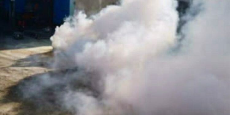 एचआरटीसी वर्कशॉप में एक इलेक्ट्रिक बस की बैटरी में भड़की आग, दहशत