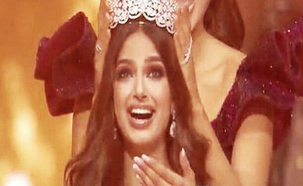 देश में 21 साल बाद लौटा मिस यूनिवर्स-2021 का ताज,  चंडीगढ़ की   हरनाज संधू  बनी सुष्मिता सेन व लारा दत्ता के बाद  देश की तीसरी मिस यूनिवर्स…..