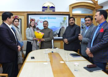 ब्रिटिश उच्चायोग के प्रतिनिधिमंडल ने मुख्यमंत्री से भेंट की