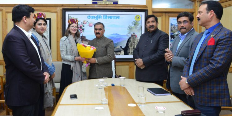 ब्रिटिश उच्चायोग के प्रतिनिधिमंडल ने मुख्यमंत्री से भेंट की