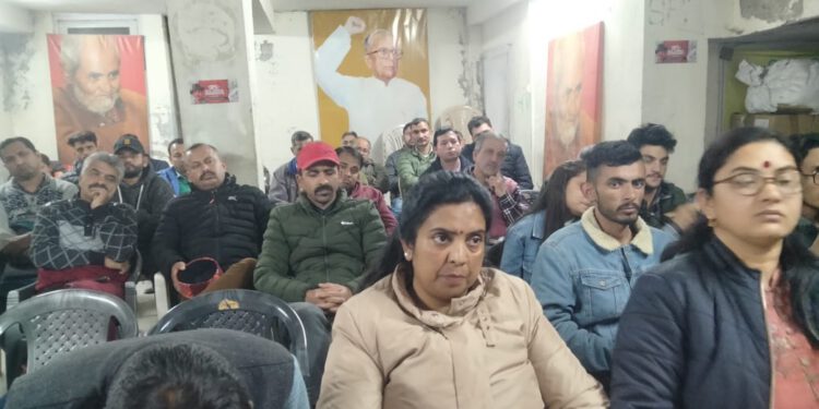 शिमला में जनसम्पर्क अभियान चलाएगी सीपीआईएम