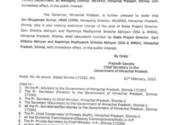 आईएफएस अधिकारी को लगाया मिल्कफेड का एमडी…