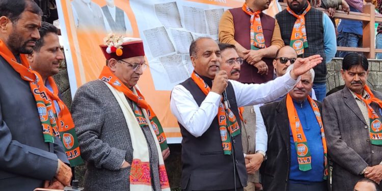 सुक्खू लॉक प्रिय मुख्यमंत्री : जयराम