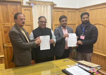 हरित हाइड्रोजन एवं अमोनिया परियोजना के लिए समझौता ज्ञापन हस्ताक्षरित