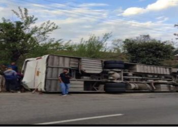 बिलासपुर में आज सुबह बस दुर्घटनाग्रस्त, 41 लोग कर रहे थे सफर…..