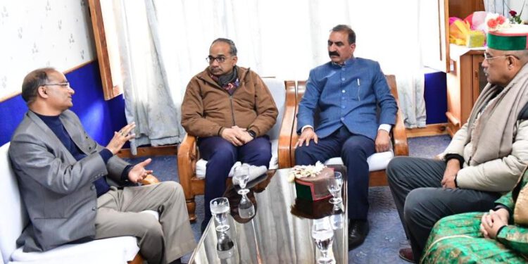 मुख्यमंत्री ने विद्युत परियोजनाओं में प्रदेश की भागीदारी 40 प्रतिशत तक बढ़ाने का किया आग्रह