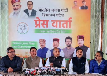 कांग्रेस की सरकार के समय शिमला में फैला था पीलिया : जयराम