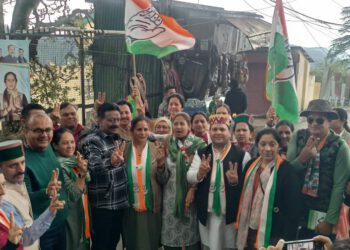 राठौर ने रुलदू भट्टा वार्ड में  किया प्रचार