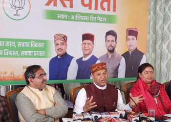 केंद्र सरकार को योजनाओं का श्रेय लेना का प्रयास कर रही है कांग्रेस : बिंदल