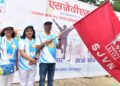 नन्द लाल शर्मा, अध्यक्ष एवं प्रबंध निदेशक ने मिनी मैराथन को झंडी दिखाकर रवाना किया