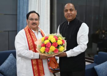 जगत प्रकाश नड्डा से मिले जयराम ठाकुर, हुई विस्तृत चर्चा