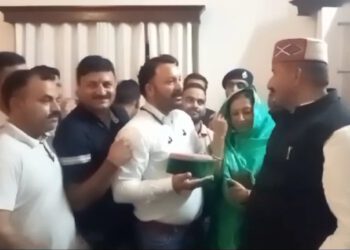 चंबा पहुंचने पर एनपीएस कर्मचारी महासंघ जिला चंबा ने उप मुख्यमंत्री मुकेश अग्निहोत्री का  किया स्वागत, दी मिंजर मेले की बधाई