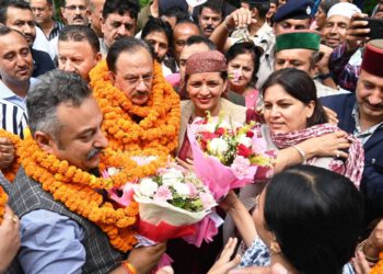 चौपाल विस क्षेत्र में भारी बारिश से लगभग 90 करोड़ रुपए का नुकसान: उद्योग मंत्री