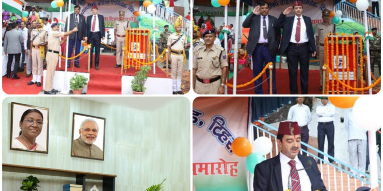 On the occasion of the 77th Independence Day  Chairman and Managing Director    THDC India Limited R. K. Vishnoi extended greetings