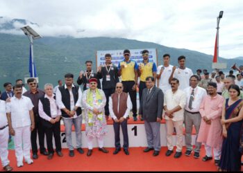 टीएचडीसी इंडिया लिमिटेड द्वारा आयोजित “ओपन नेशनल कैनोइंग स्प्रिंट सीनियर (पुरुष और महिला) चैंपियनशिप और 37वें राष्ट्रीय खेल-2023”  के क्वालीफायर का समापन